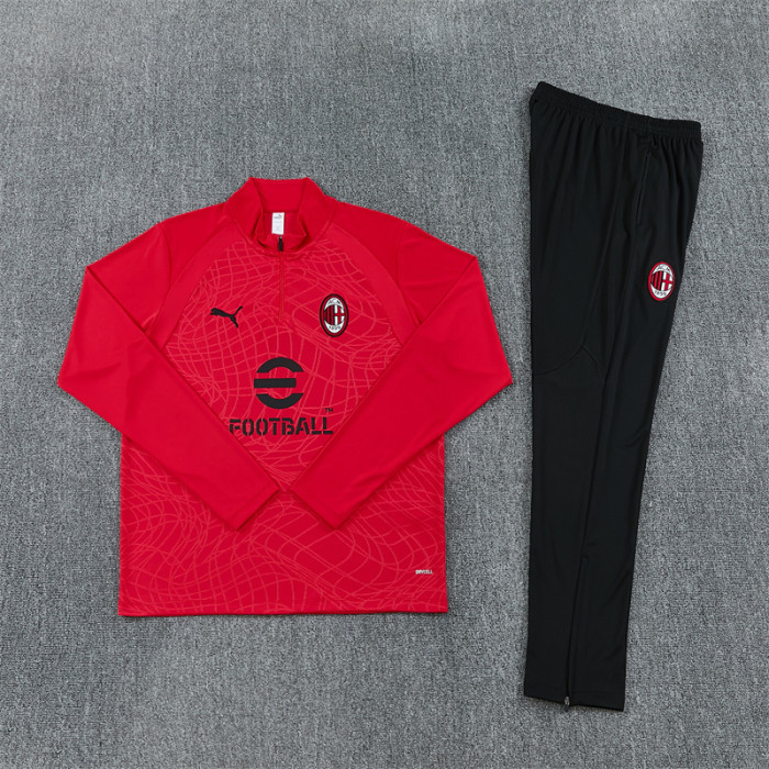 26/27 AC Milan kids training suit red