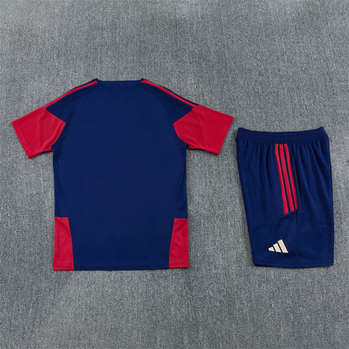 26/27 Arsenal Short sleeve training Adult suit Royal Blue