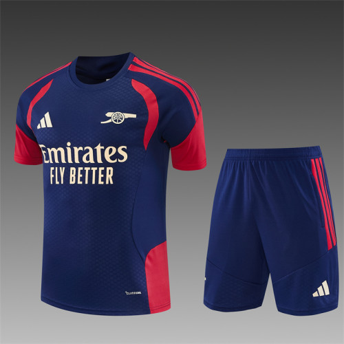 26/27 Arsenal Short sleeve training Adult suit Royal Blue