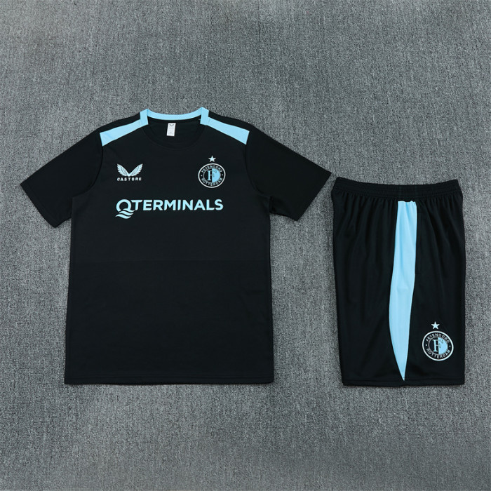 26/27 Feyenoord kids Short sleeve training suit black