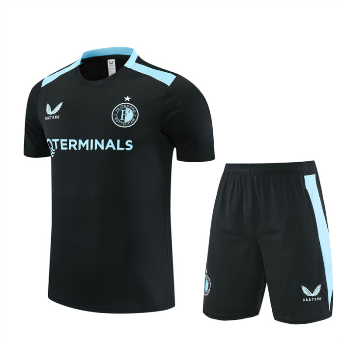 26/27 Feyenoord kids Short sleeve training suit black