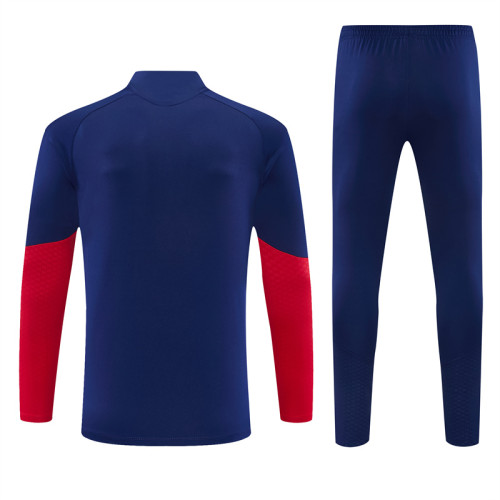 26/27 Arsenal kids training suit Royal Blue red