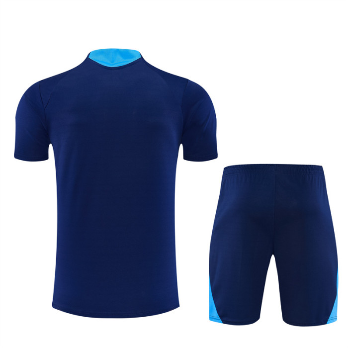 26/27 Eindhoven kids Short sleeve training suit Royal Blue
