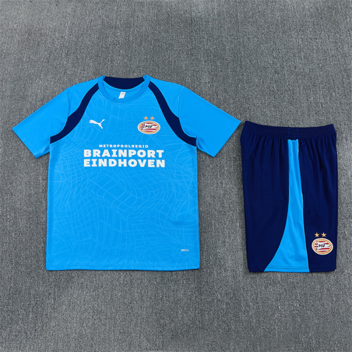 26/27 Eindhoven Short sleeve training Adult suit Blue