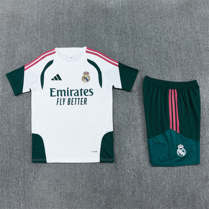 26/27 Real Madrid kids Short sleeve training suit white