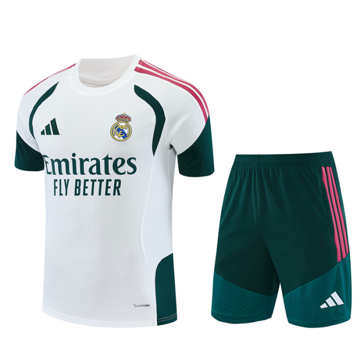 26/27 Real Madrid kids Short sleeve training suit white
