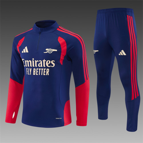 26/27 Arsenal training Adult suit Royal Blue red