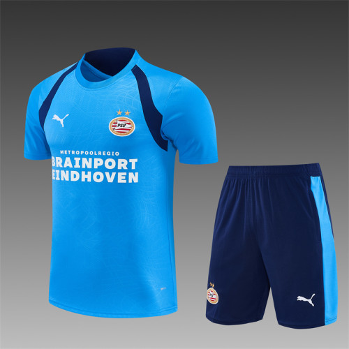 26/27 Eindhoven Short sleeve training Adult suit Blue