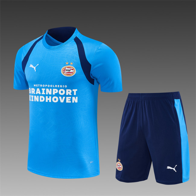 26/27 Eindhoven Short sleeve training Adult suit Blue