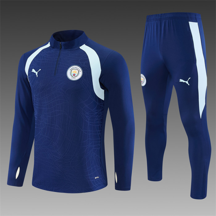 26/27Manchester city Adult training suit Royal Blue