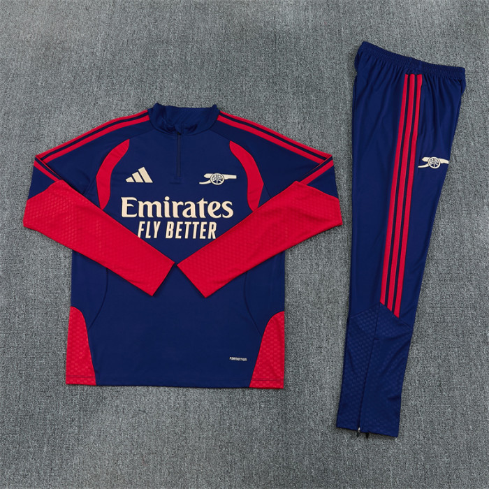 26/27 Arsenal kids training suit Royal Blue red