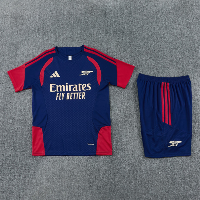 26/27 Arsenal Short sleeve training Adult suit Royal Blue