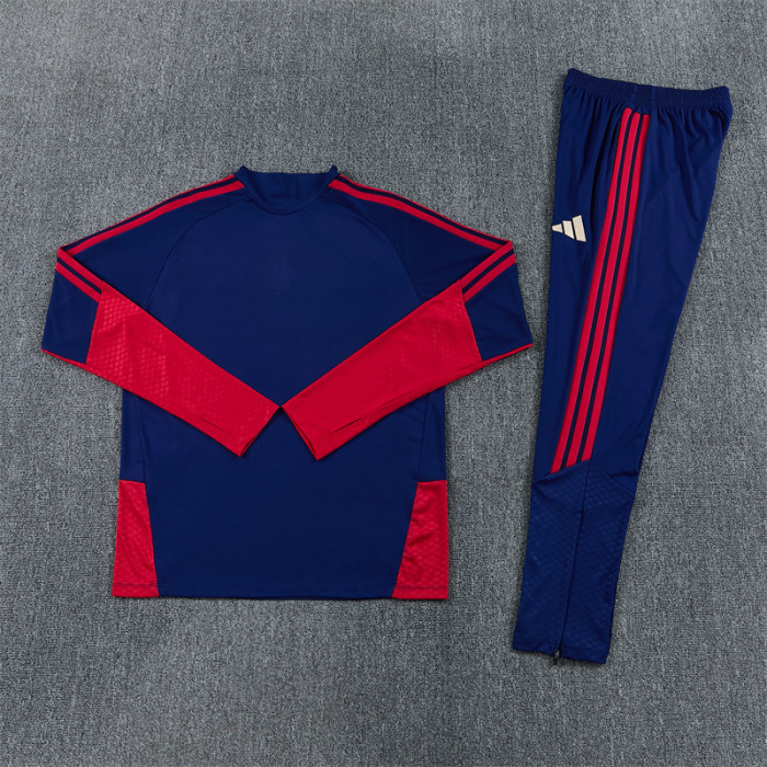 26/27 Arsenal kids training suit Royal Blue red