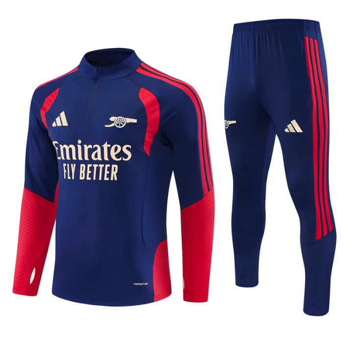 26/27 Arsenal kids training suit Royal Blue red