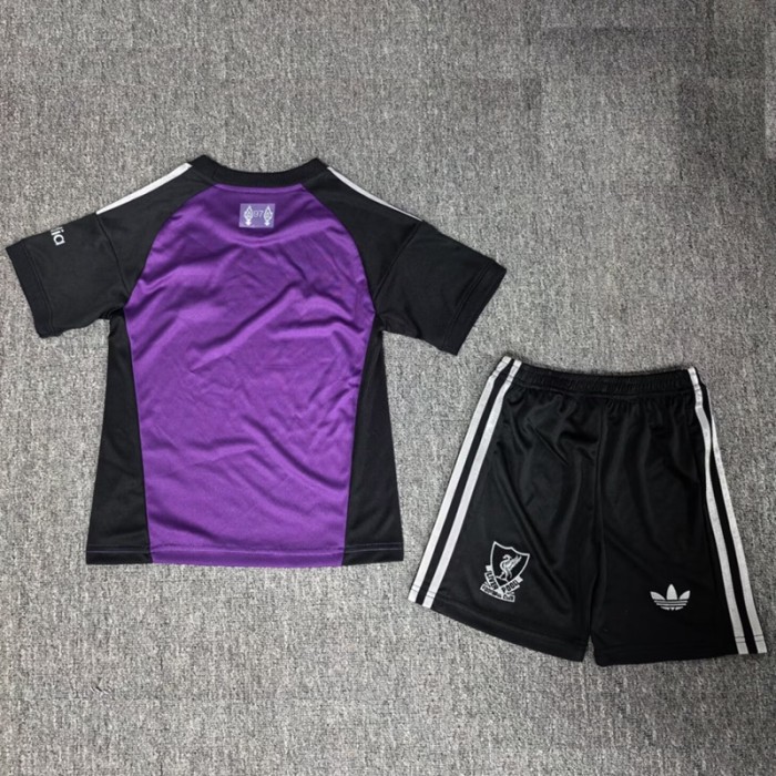 26/27 Liverpool goalkeeper kids kit Purple