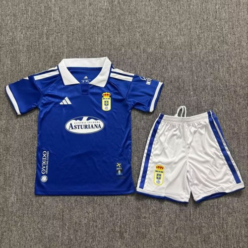 26/27 Real Oviedo home kids kit