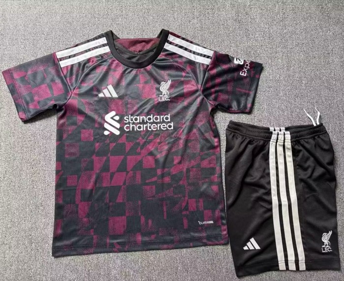 26/27 liverpool third kids kit
