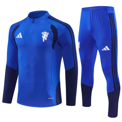 26/27 Manchester United kids training suit blue