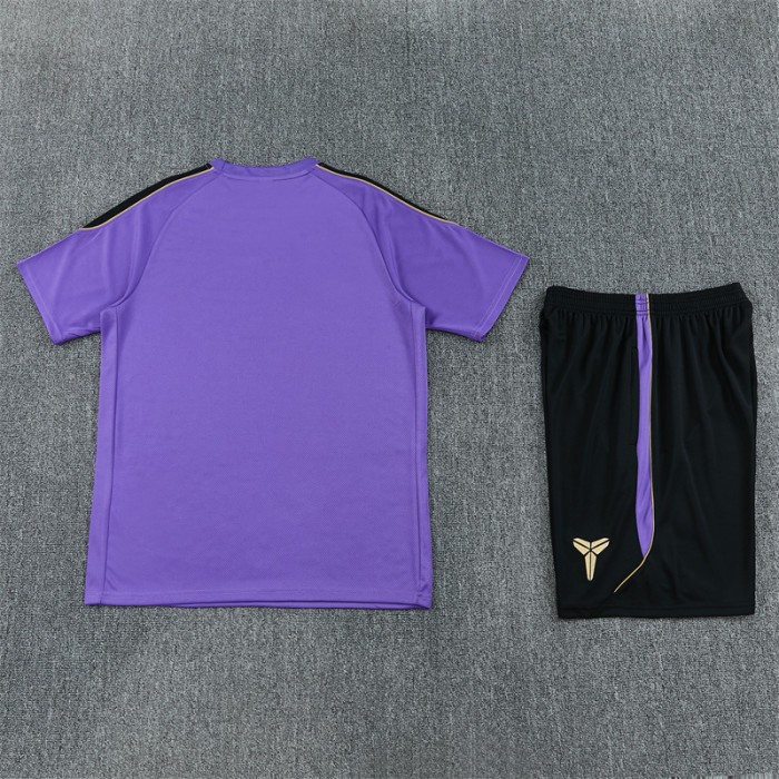 26/27 Barcelona kids Short sleeve training suit Purple