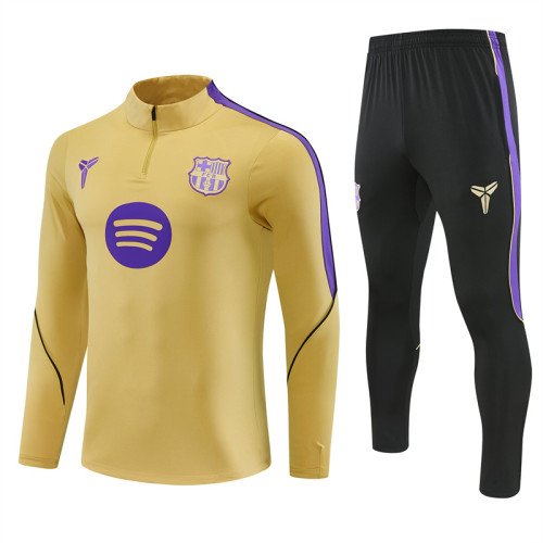 26/27 Barcelona kids training suit golden