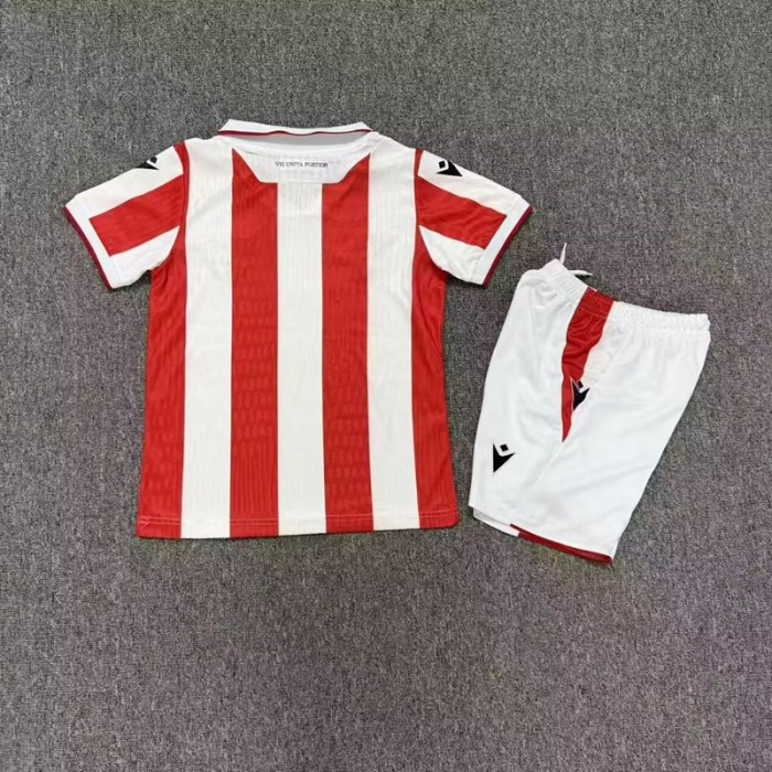 26/27 Stoke City home kids kit