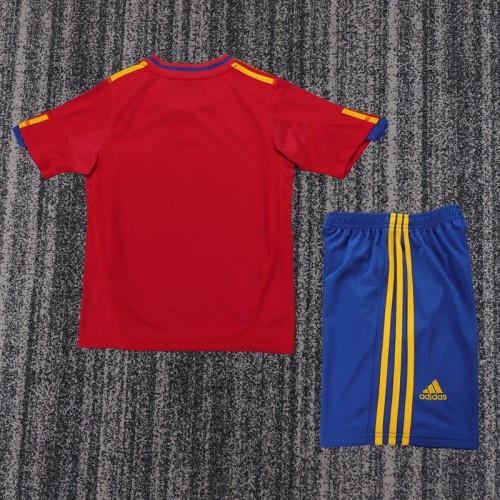 Retro 2010 Spain home kids kit