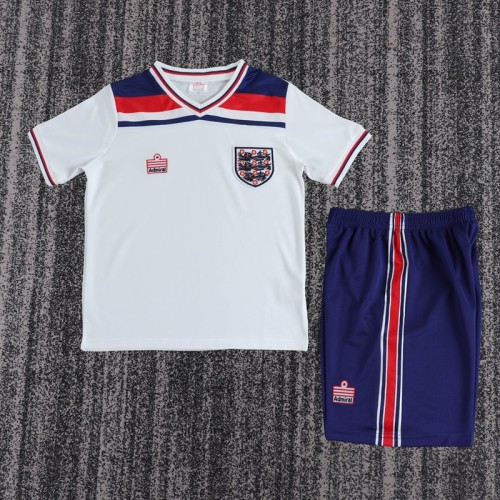 Retro 1982 England home kids kit