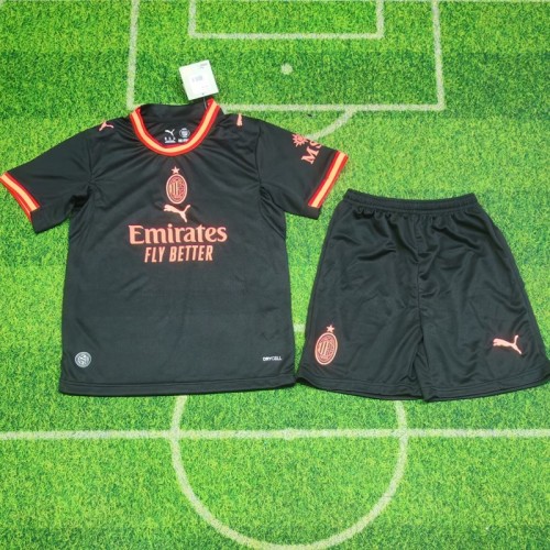26/27 AC milan third kids kit