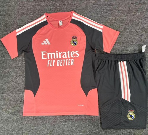 26/27 Real Madrid Short sleeve Adult training suit red
