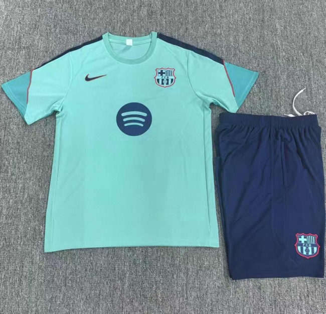 26/27 Barcelona Short sleeve Adult training suit blue