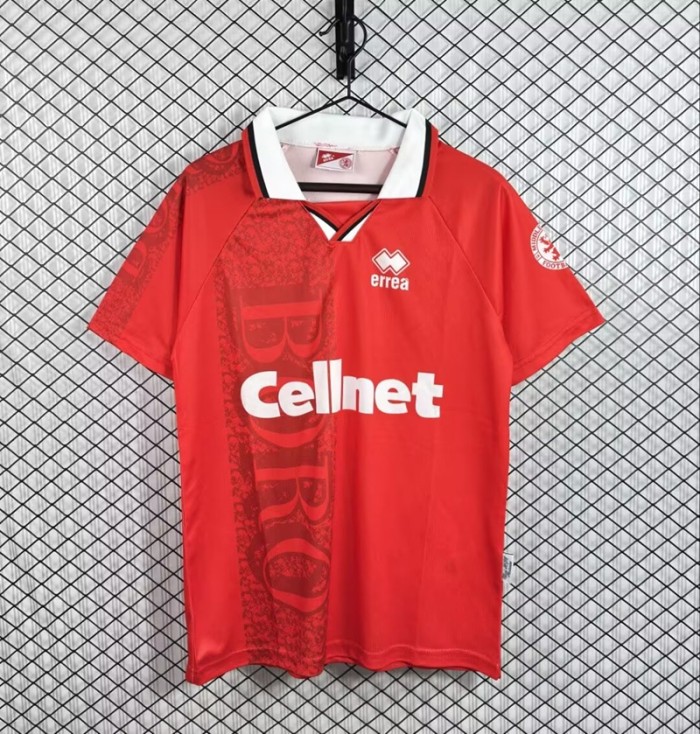 Retro 96/97 Middlesbrough home football Jersey