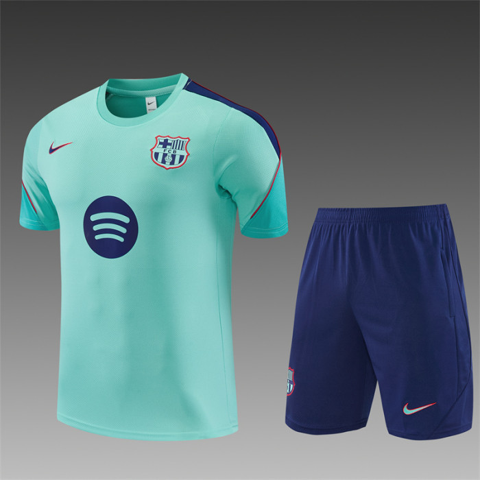 26/27 Barcelona Short sleeve Adult training suit blue