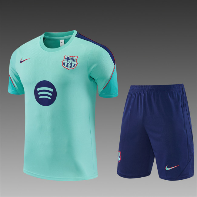 26/27 Barcelona Short sleeve Adult training suit blue