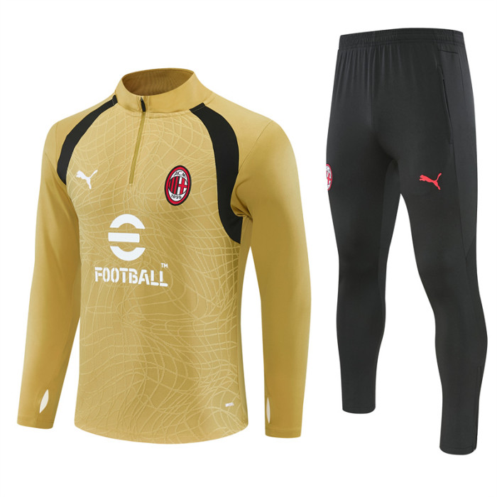26/27 AC Milan kids training suit golden