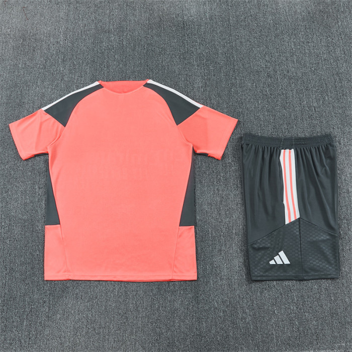 26/27 Real Madrid Short sleeve Adult training suit red