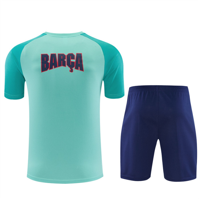 26/27 Barcelona kids Short sleeve training suit blue