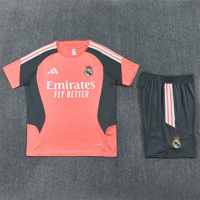 26/27 Real Madrid Short sleeve Adult training suit red