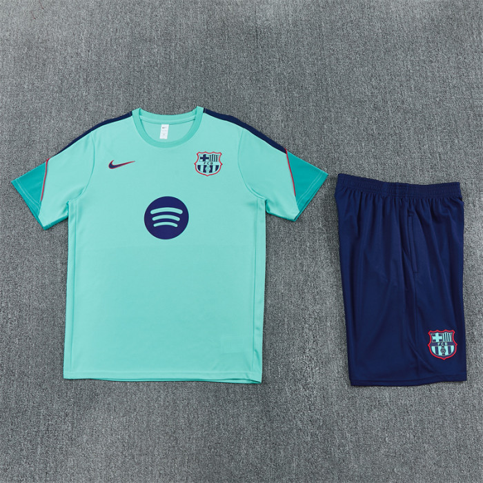26/27 Barcelona Short sleeve Adult training suit blue