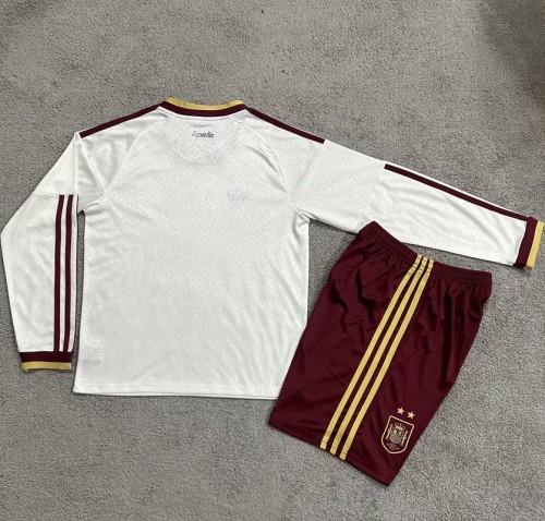 26/27 Spain Away kids kit Long sleeves