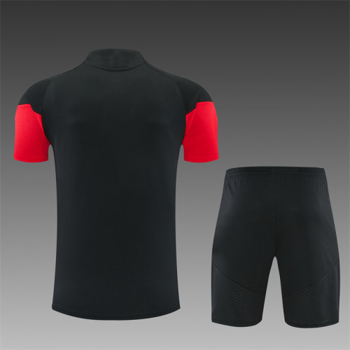 26/27 Manchester United Short sleeve training suit black
