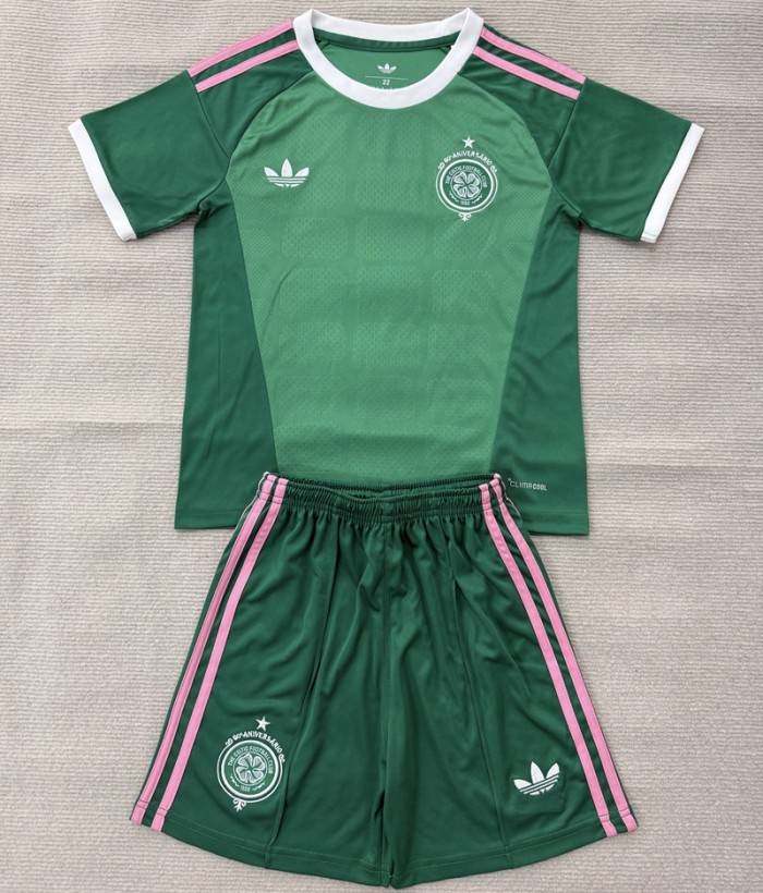 26/27 Celtic goalkeeper kids kit green