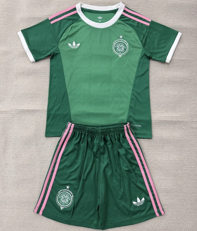 26/27 Celtic goalkeeper kids kit green
