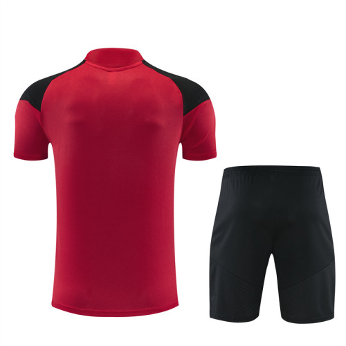 26/27 Arsenal kids Short sleeve training suit red