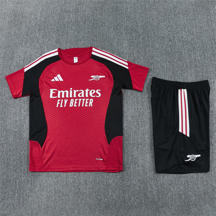 26/27 Arsenal Short sleeve training Adult suit red