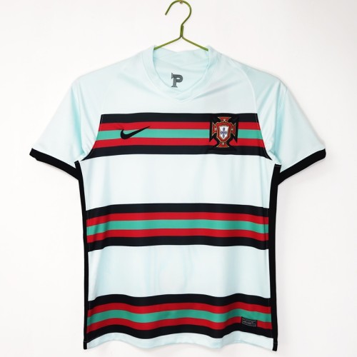 Retro Portugal 2020 Away football Jersey