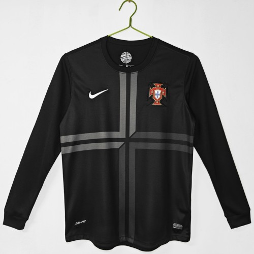 Retro Portugal 2012 third football Jersey Long sleeves