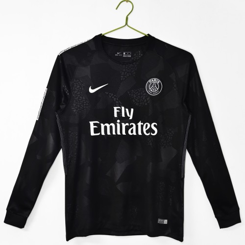 Retro 17/18 PSG third football jersey Long sleeves