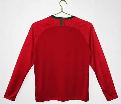 Retro 2018 Portugal home football Jersey Long sleeves