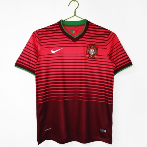Retro 2014 Portugal home football Jersey