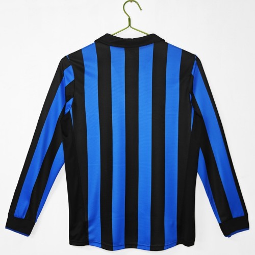 Retro 98/99 Inter Milan home football Jersey Long sleeves